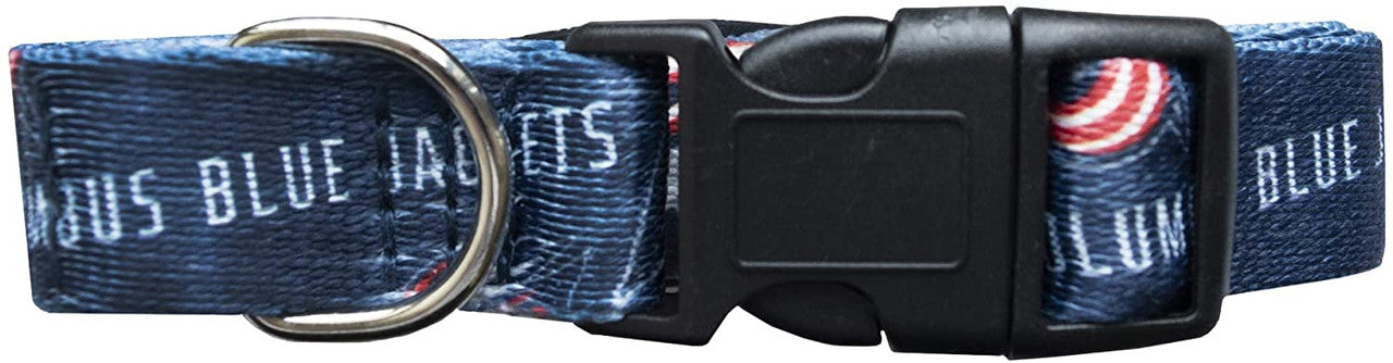 Columbus Blue Jackets Pet Collar Size S - Special Order - Sports Collectibles, Sports Memorabilia, Sports Fan Shop, Sports Gifts