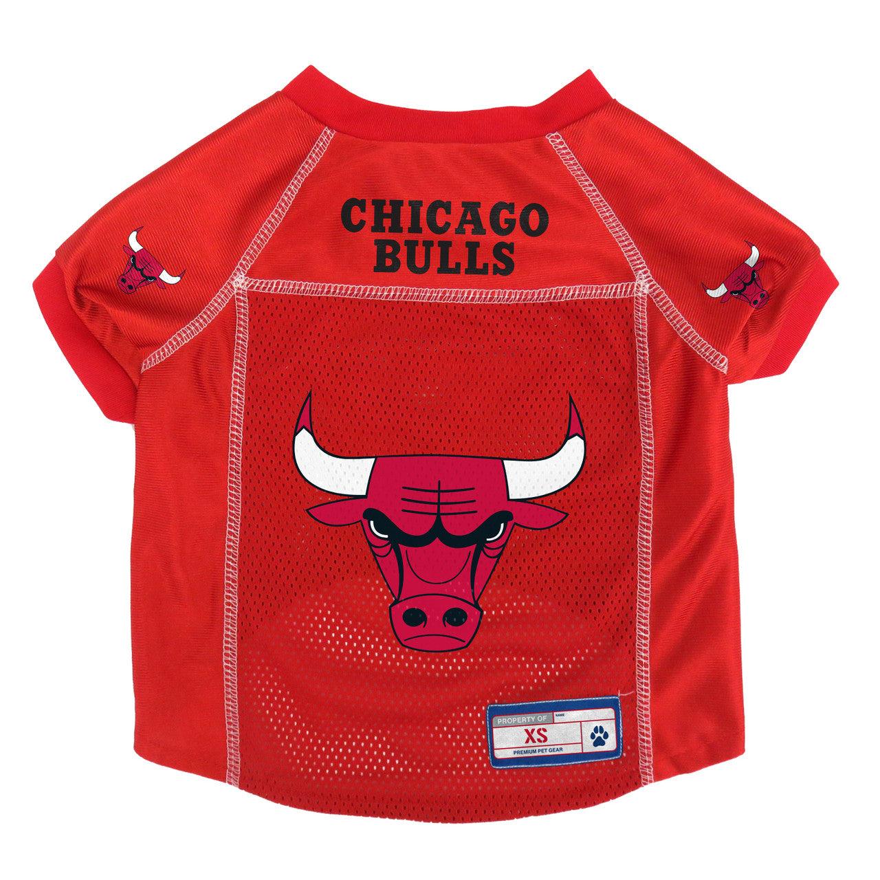 Chicago Bulls Pet Jersey Size XS - Sports Collectibles, Sports Memorabilia, Sports Fan Shop, Sports Gifts