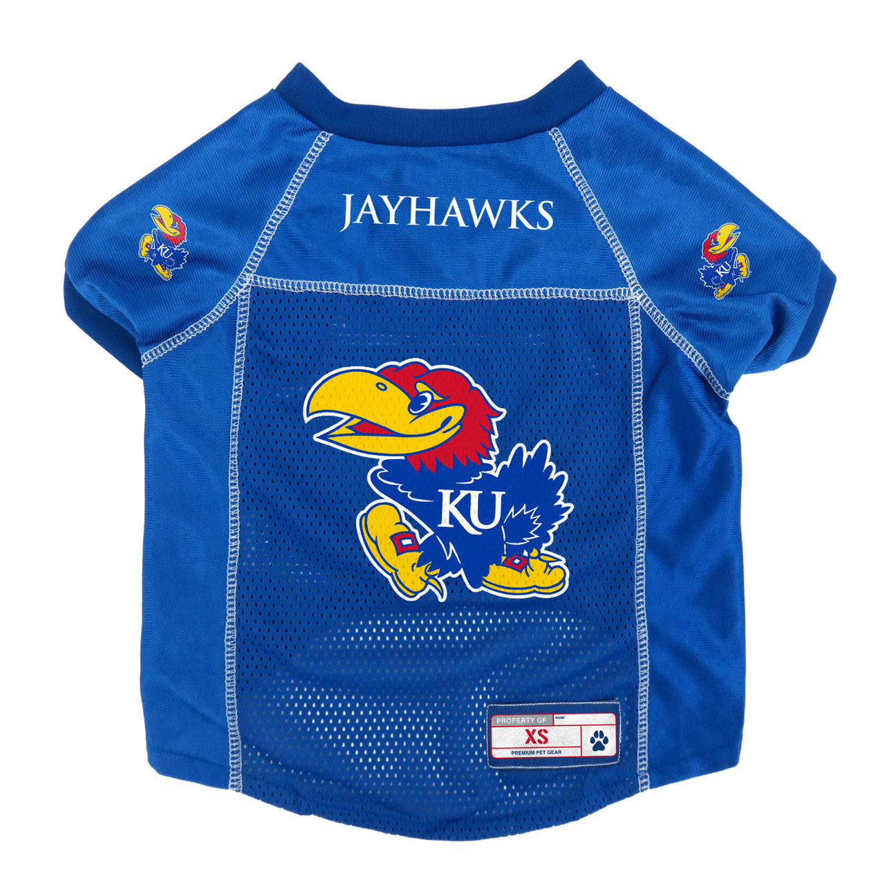 Kansas Jayhawks Pet Jersey Size XS - Sports Collectibles, Sports Memorabilia, Sports Fan Shop, Sports Gifts