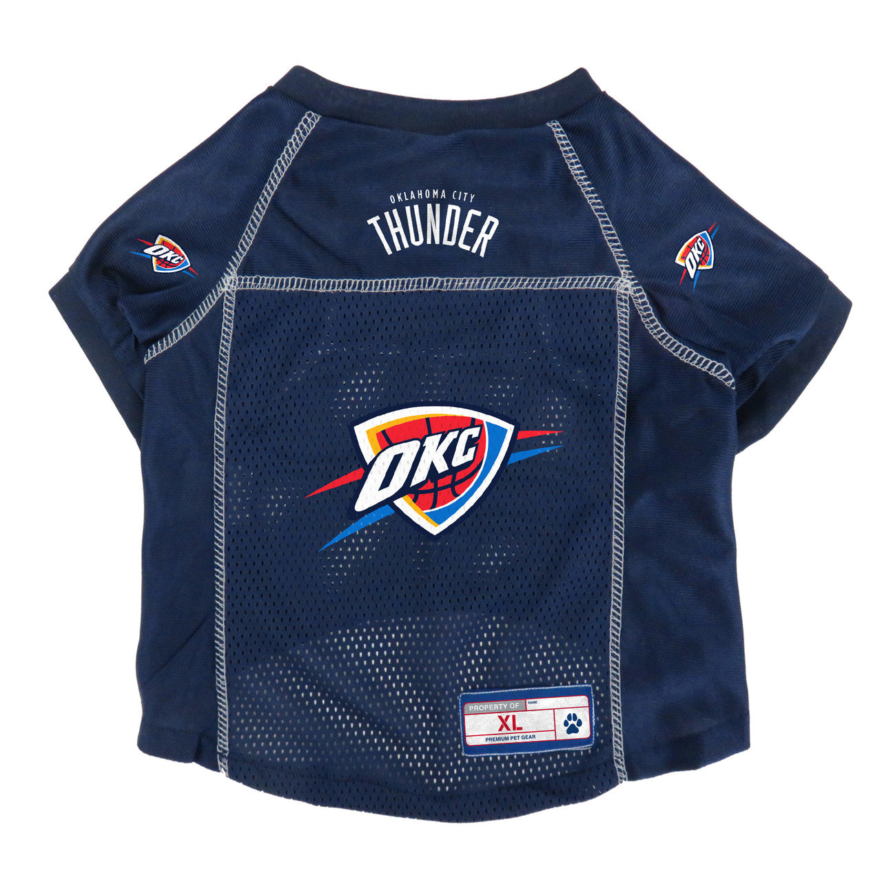 Oklahoma City Thunder Pet Jersey Size XL - Sports Collectibles, Sports Memorabilia, Sports Fan Shop, Sports Gifts