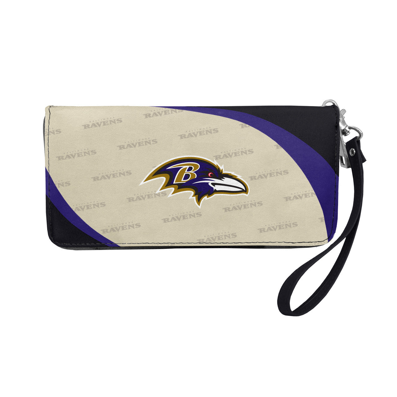 Baltimore Ravens Wallet Curve Organizer Style - Sports Collectibles, Sports Memorabilia, Sports Fan Shop, Sports Gifts