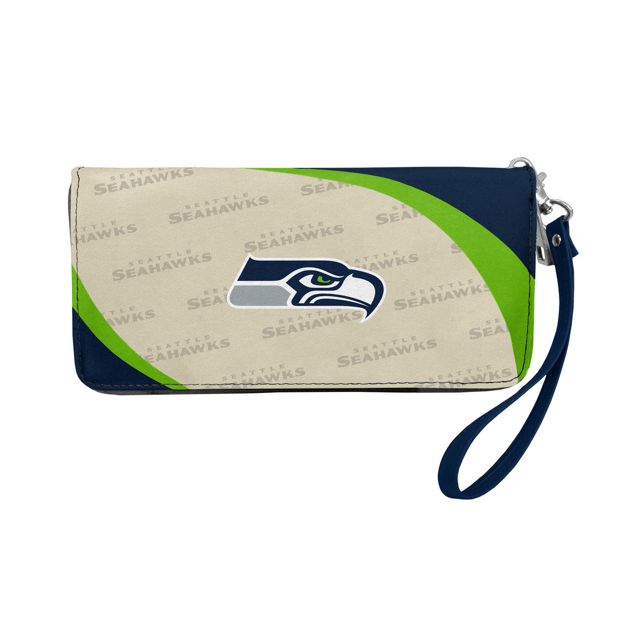 Seattle Seahawks Wallet Curve Organizer Style - Sports Collectibles, Sports Memorabilia, Sports Fan Shop, Sports Gifts