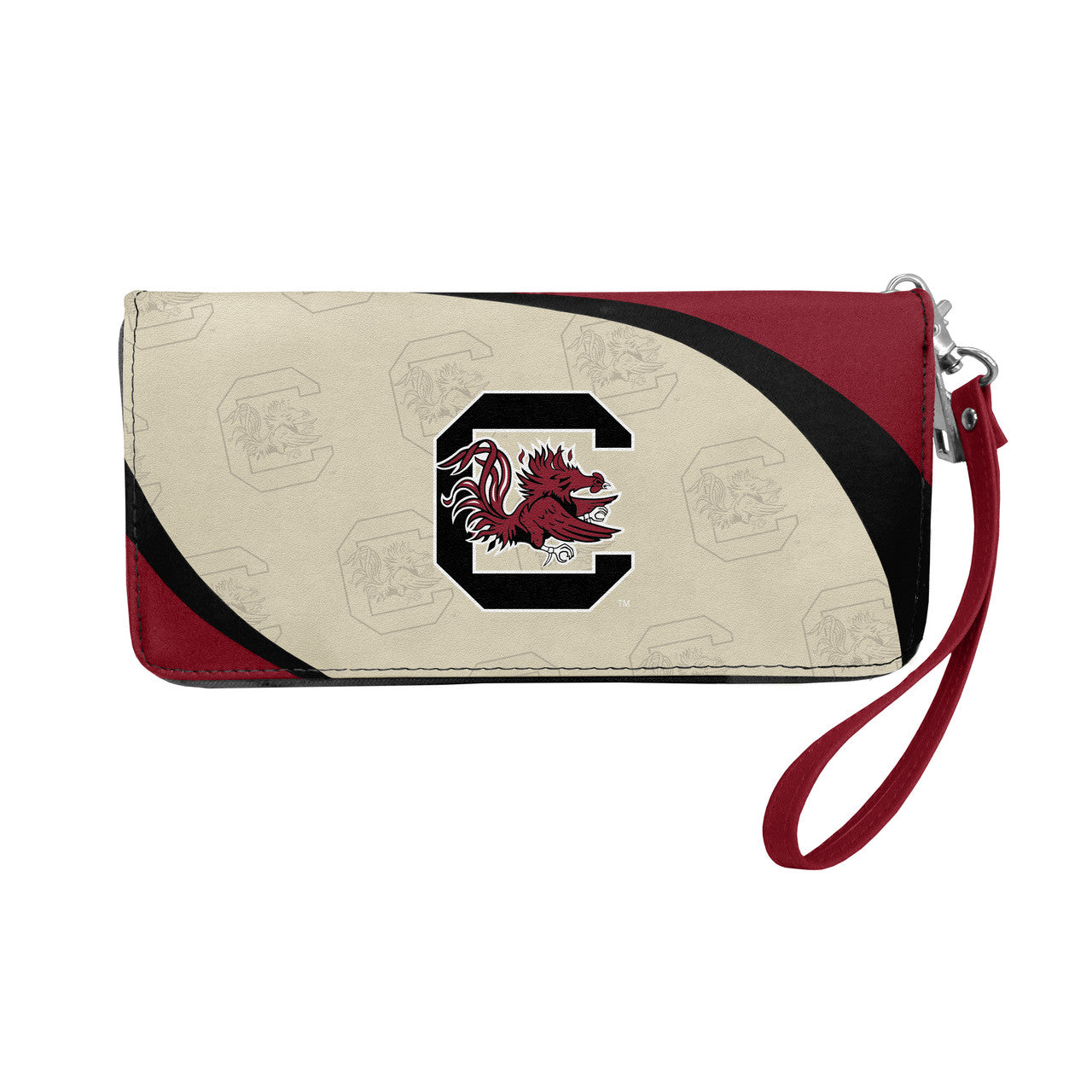 South Carolina Gamecocks Wallet Curve Organizer Style - Sports Collectibles, Sports Memorabilia, Sports Fan Shop, Sports Gifts