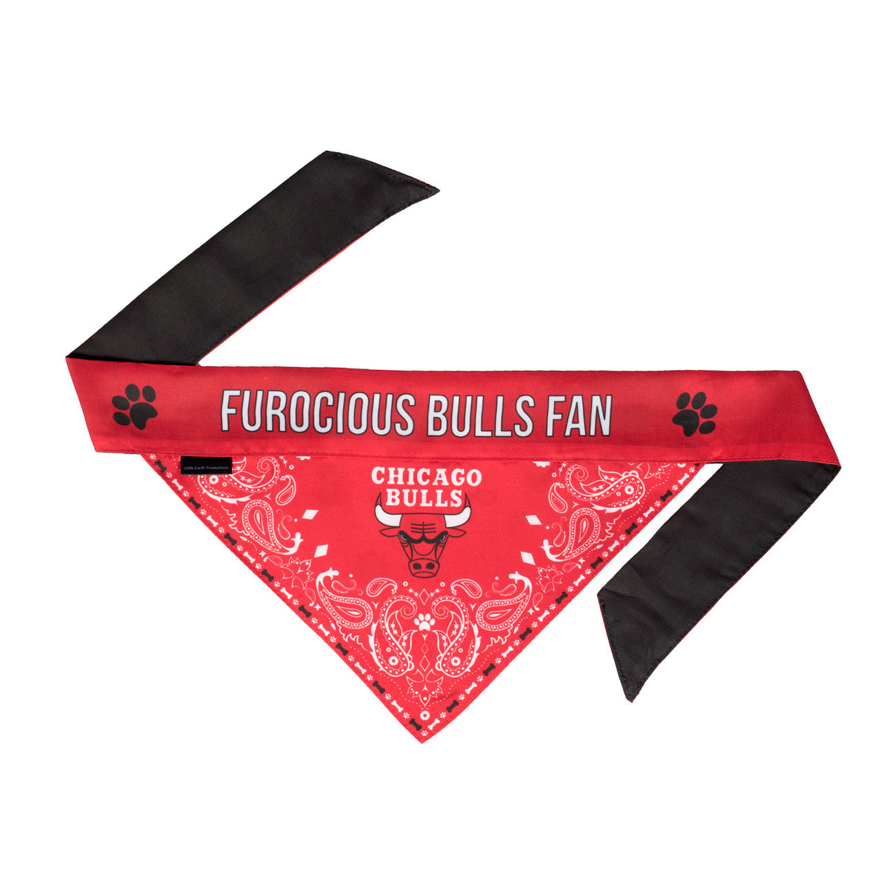 Chicago Bulls Pet Bandanna Size XL - Sports Collectibles, Sports Memorabilia, Sports Fan Shop, Sports Gifts