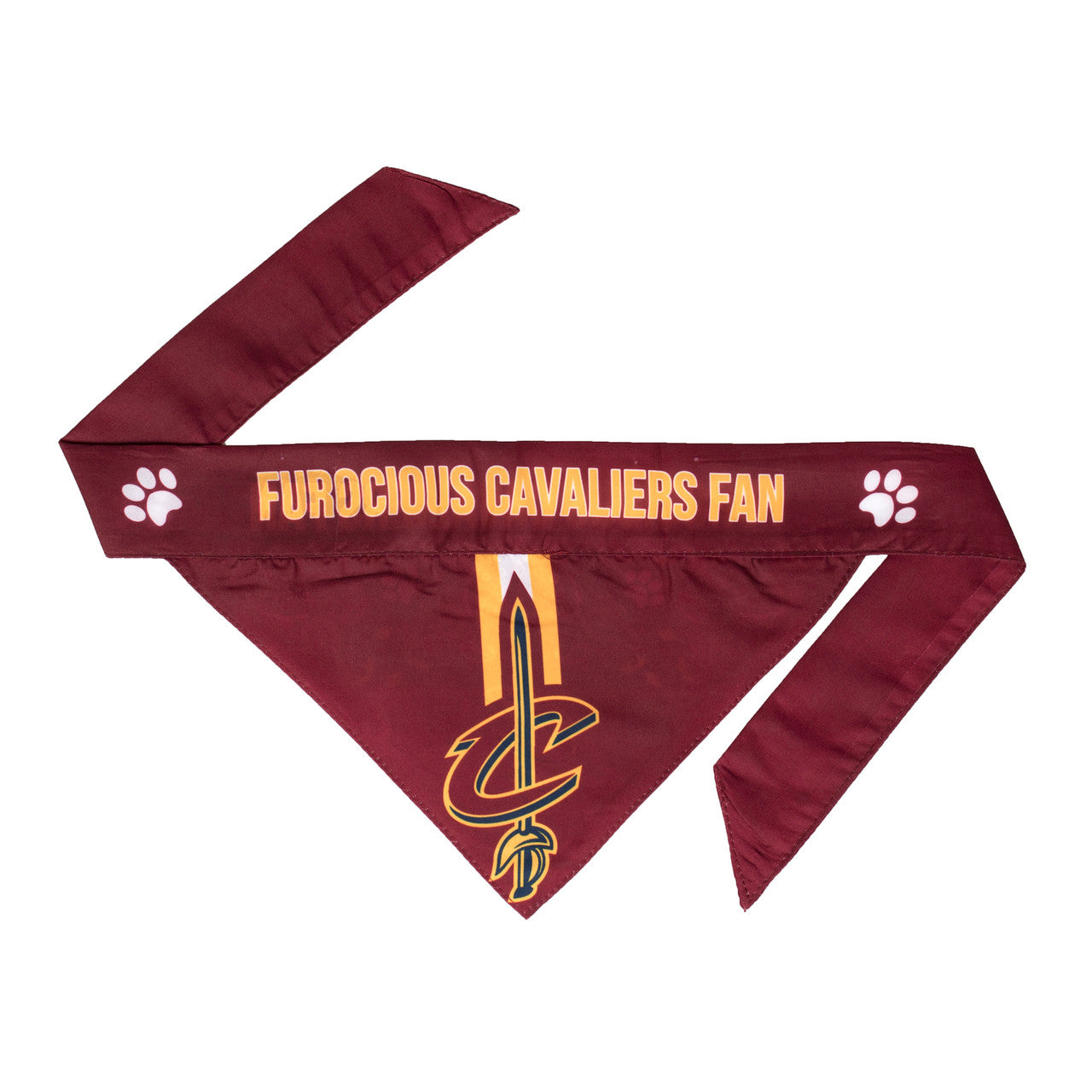 Cleveland Cavaliers Pet Bandanna Size S - Sports Collectibles, Sports Memorabilia, Sports Fan Shop, Sports Gifts