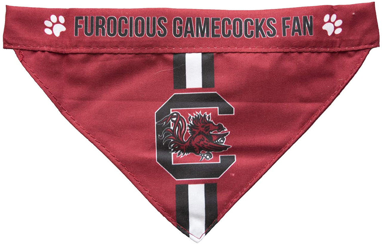 South Carolina Gamecocks Pet Bandanna Size M - Special Order - Sports Collectibles, Sports Memorabilia, Sports Fan Shop, Sports Gifts