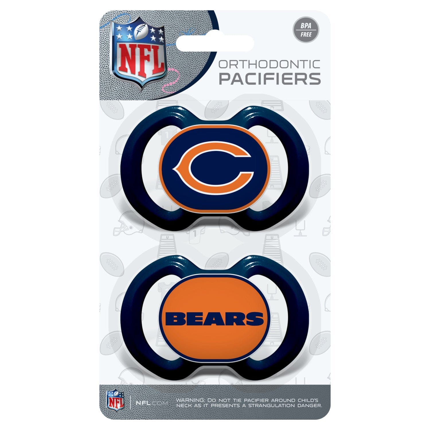 Chicago Bears Pacifier 2-Pack - Team Spirit for Your Little Fan