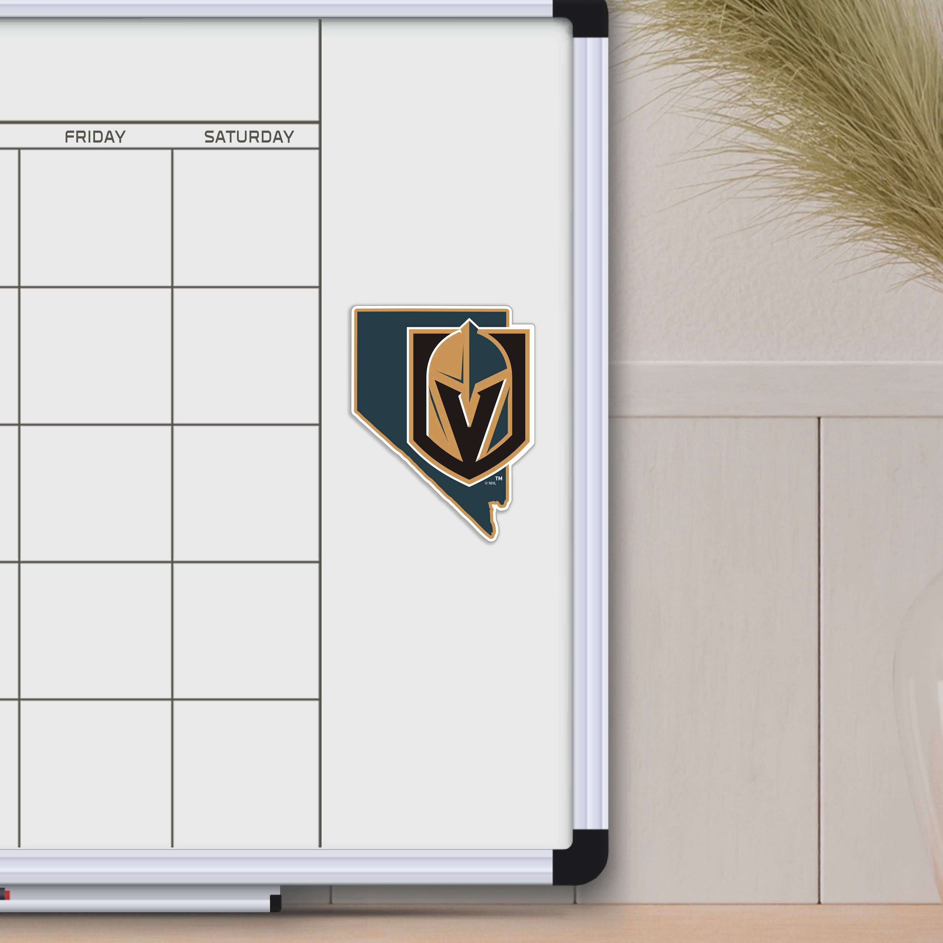 NHL - Vegas Golden Knights State Shape Decal - Sports Gifts, Sports Memorabilia, Sports Collectibles, Fan Shop