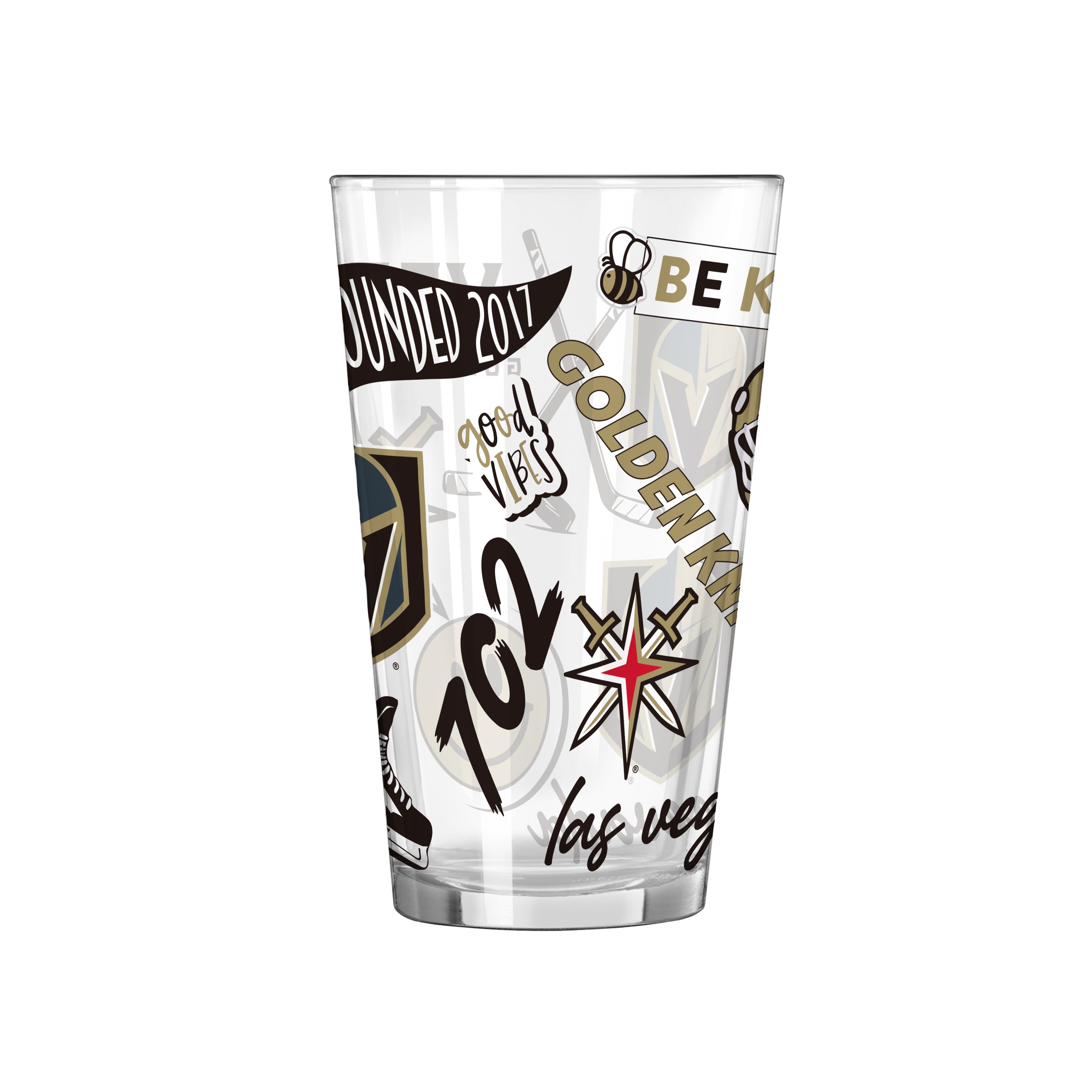 Vegas Golden Knights 16oz Native Pint Glass
