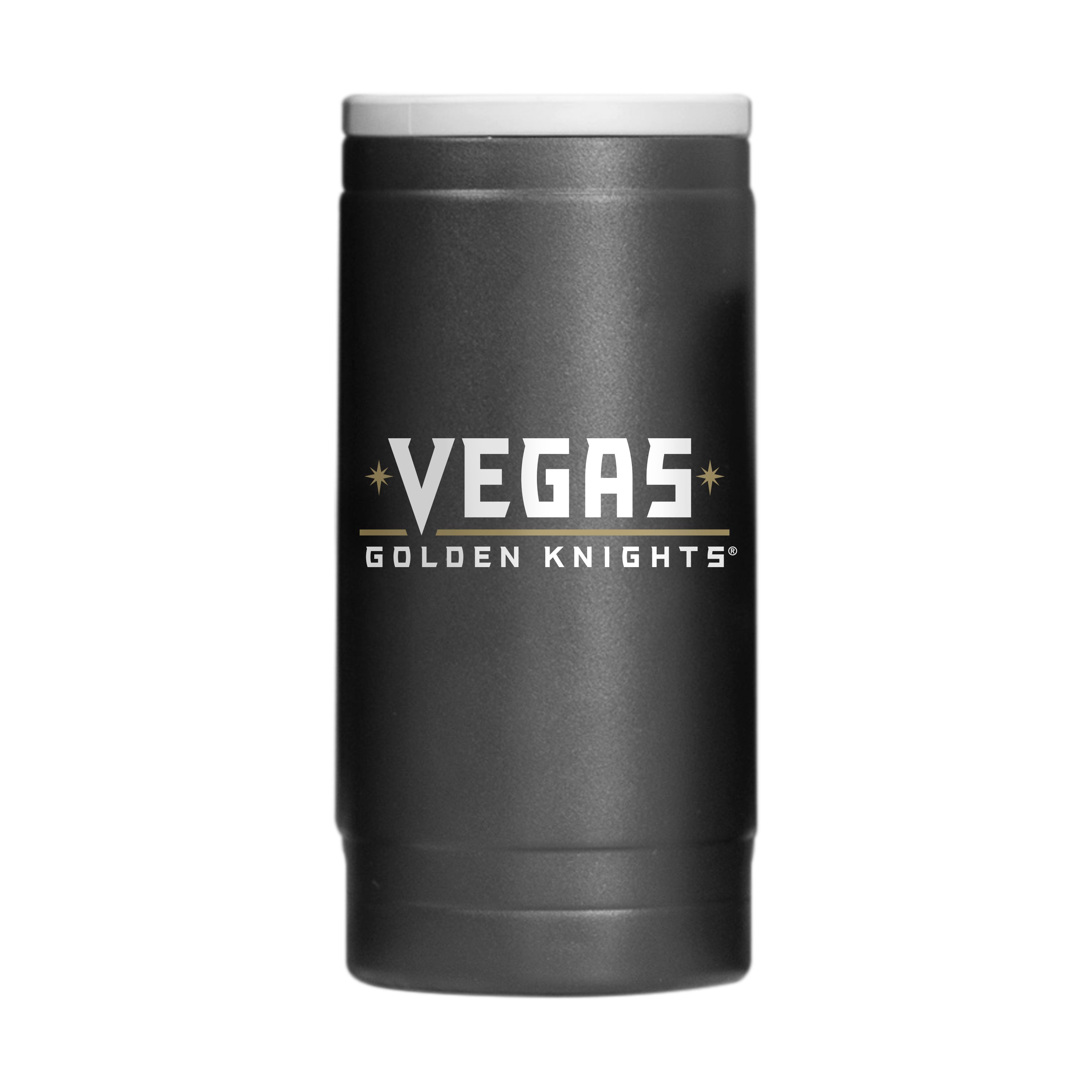 Vegas Golden Knights 12oz Flipside Powder Coat Slim Can Coolie - Sports Gifts, Sports Memorabilia, Sports Collectibles, Fan Shop