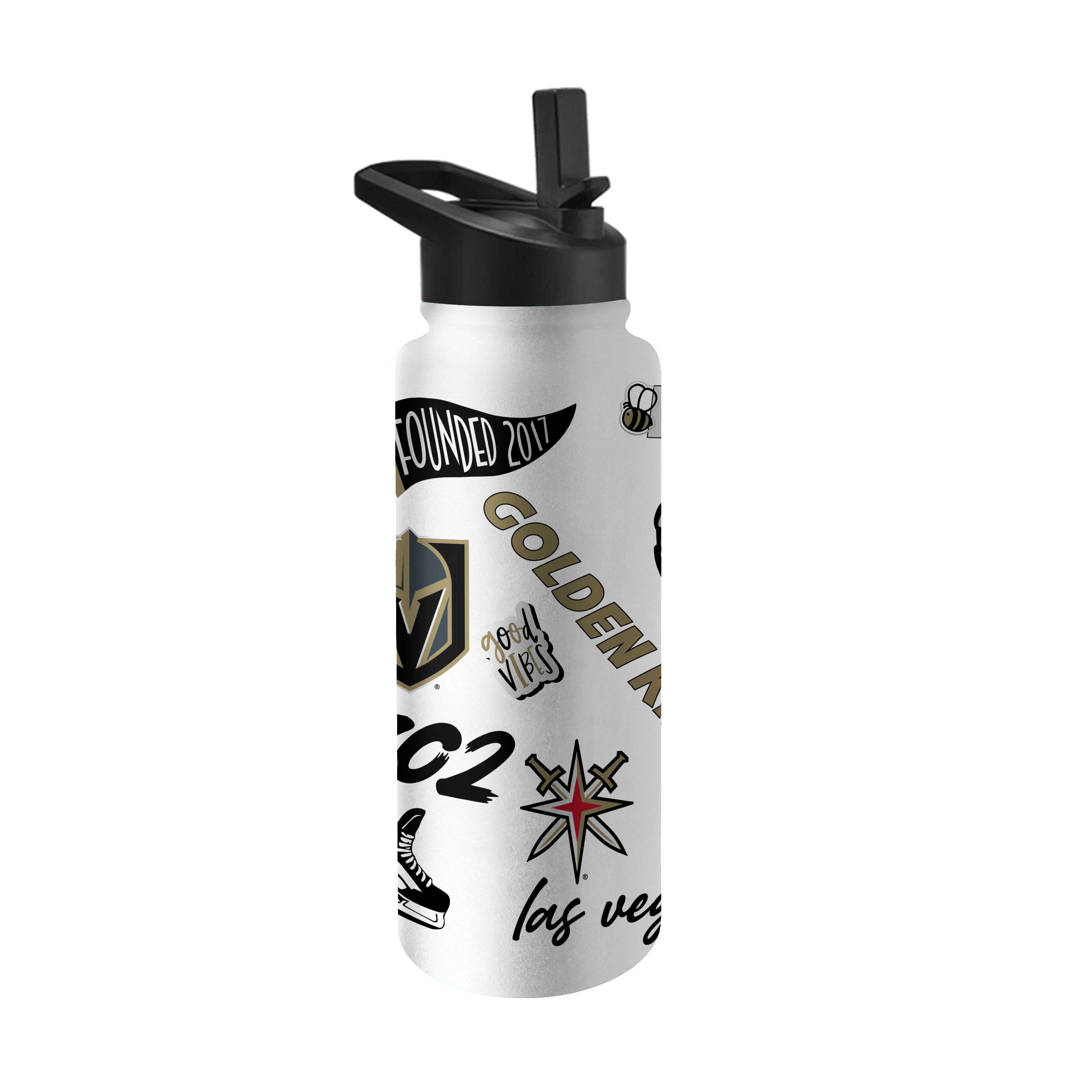 Vegas Golden Knights 34oz Native Quencher Bottle - Sports Gifts, Sports Memorabilia, Sports Collectibles, Fan Shop