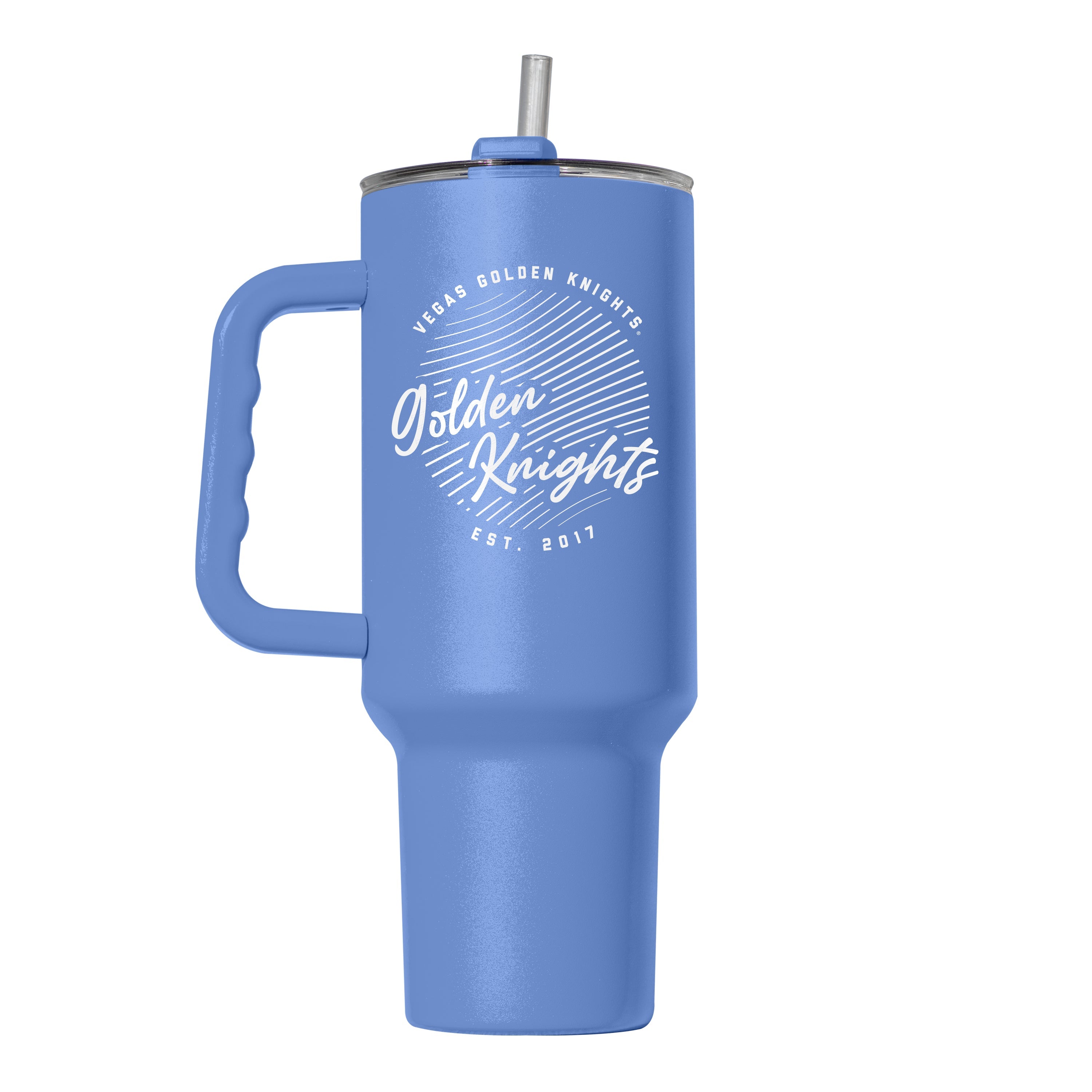 Vegas Golden Knights 40oz Retro Script Powder Coat Tumbler - Sports Gifts, Sports Memorabilia, Sports Collectibles, Fan Shop