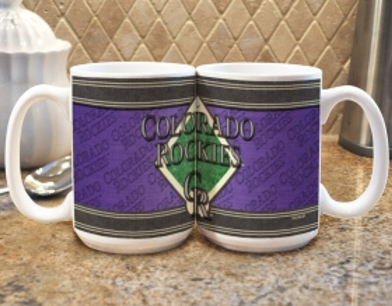 Colorado Rockies Coffee Mug - Felt Style - Sports Collectibles, Sports Memorabilia, Sports Fan Shop, Sports Gifts