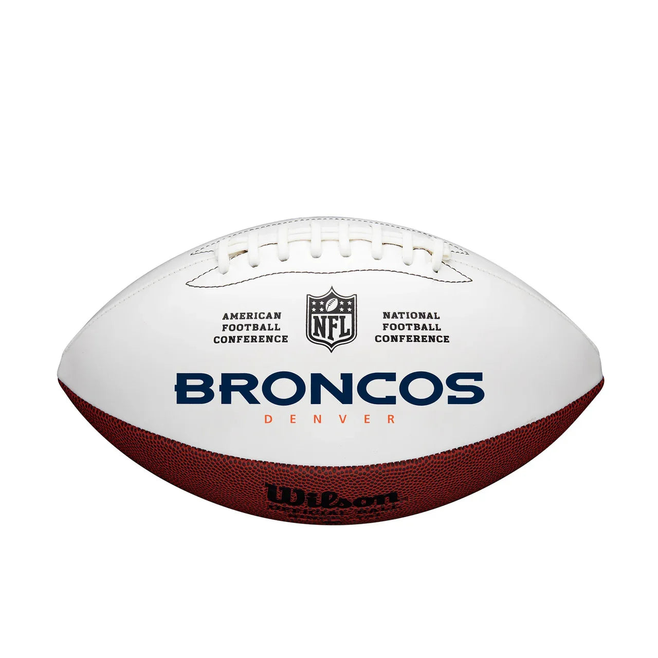 Denver Broncos Football Full Size Autographable - 757 Sports Collectibles