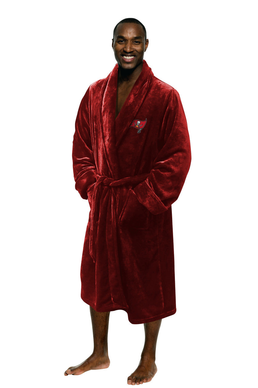 Tampa Bay Buccaneers Bathrobe Size L/XL - Sports Collectibles, Sports Memorabilia, Sports Fan Shop, Sports Gifts