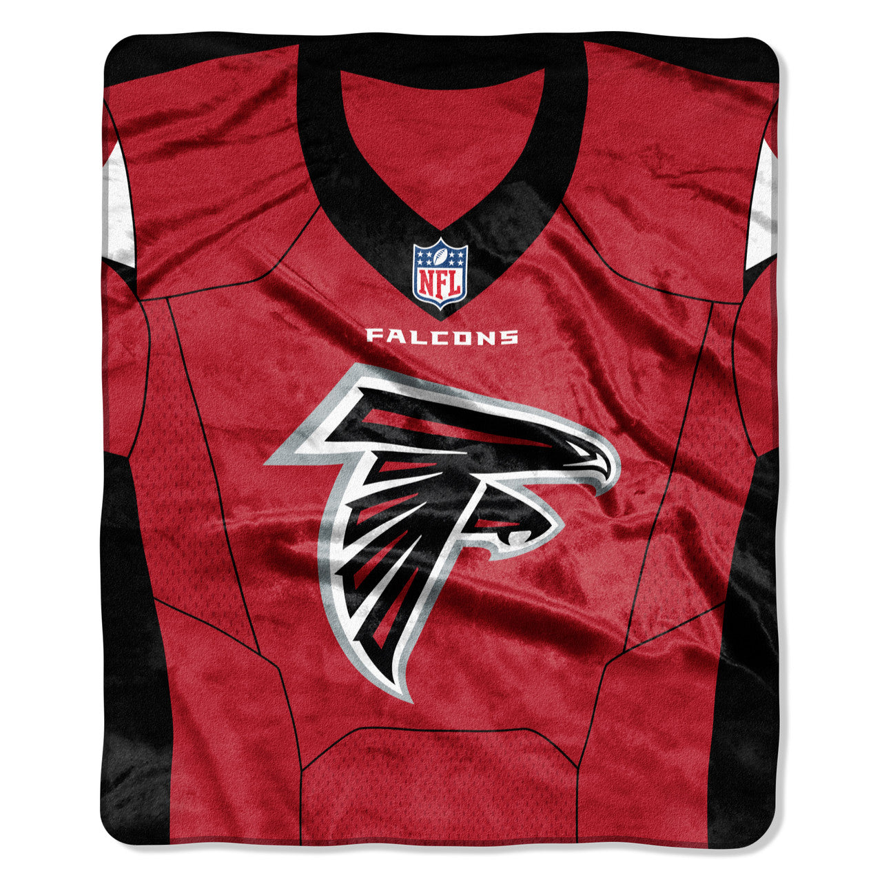 Atlanta Falcons Blanket 50x60 Raschel Jersey Design - Sports Collectibles, Sports Memorabilia, Sports Fan Shop, Sports Gifts