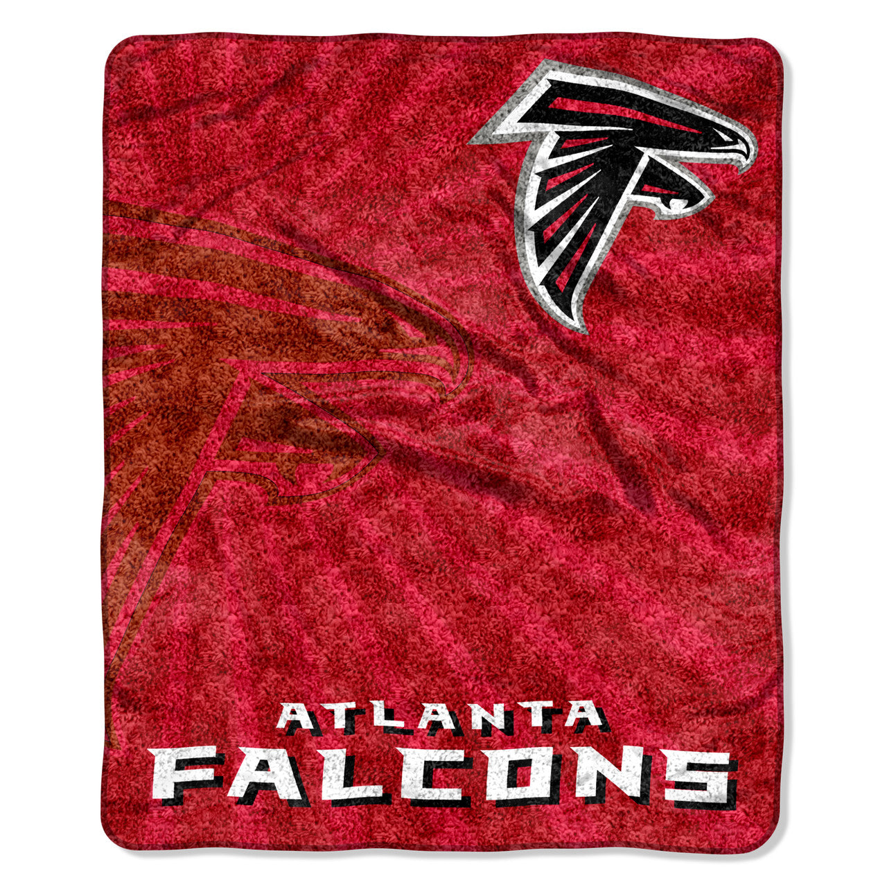 Atlanta Falcons Blanket 50x60 Sherpa Strobe Design - Sports Collectibles, Sports Memorabilia, Sports Fan Shop, Sports Gifts
