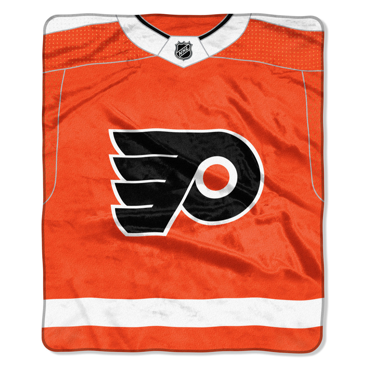 Philadelphia Flyers Blanket 50x60 Raschel New Jersey Design - Sports Collectibles, Sports Memorabilia, Sports Fan Shop, Sports Gifts
