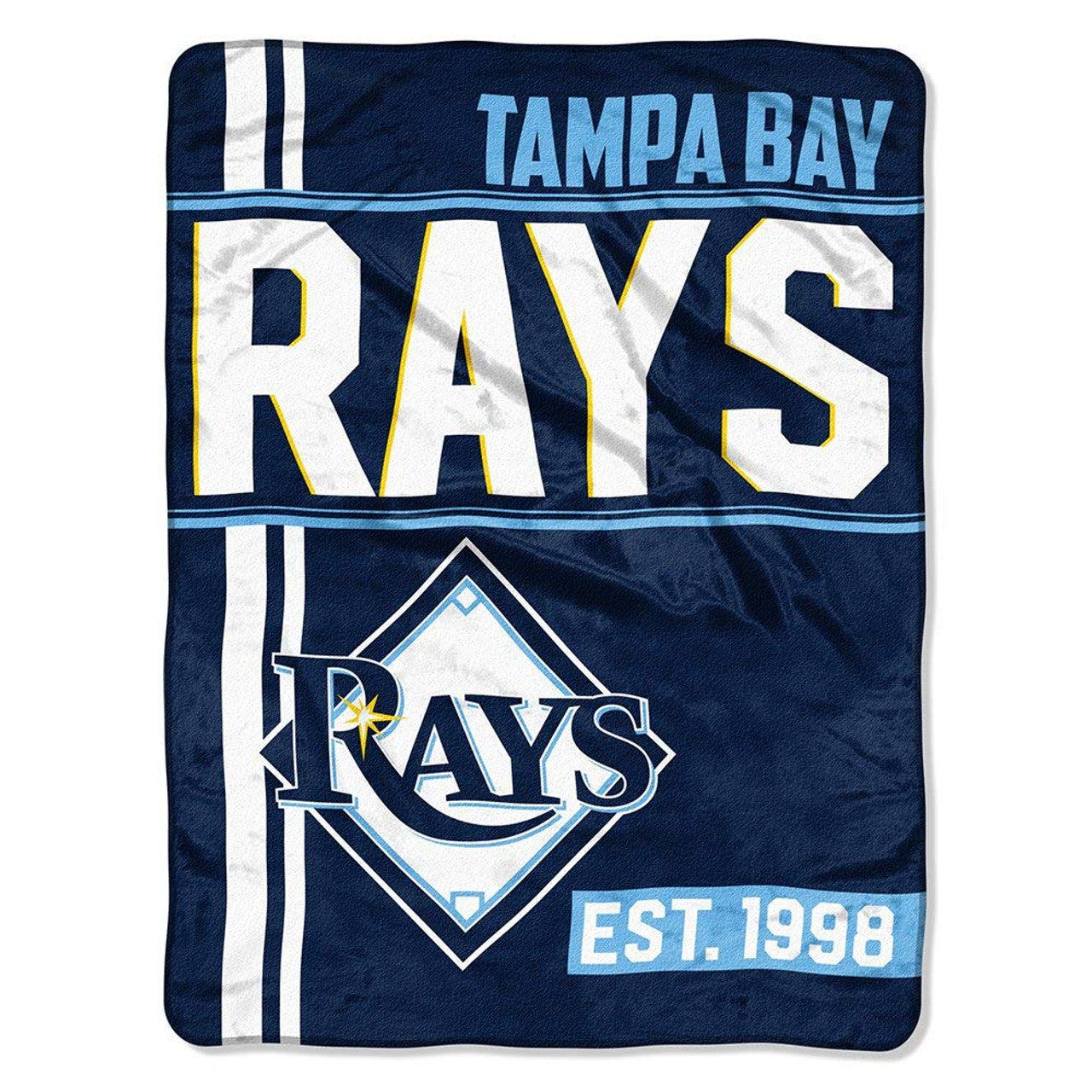 Tampa Bay Rays Blanket 46x60 Micro Raschel Walk Off Design Rolled - Sports Collectibles, Sports Memorabilia, Sports Fan Shop, Sports Gifts