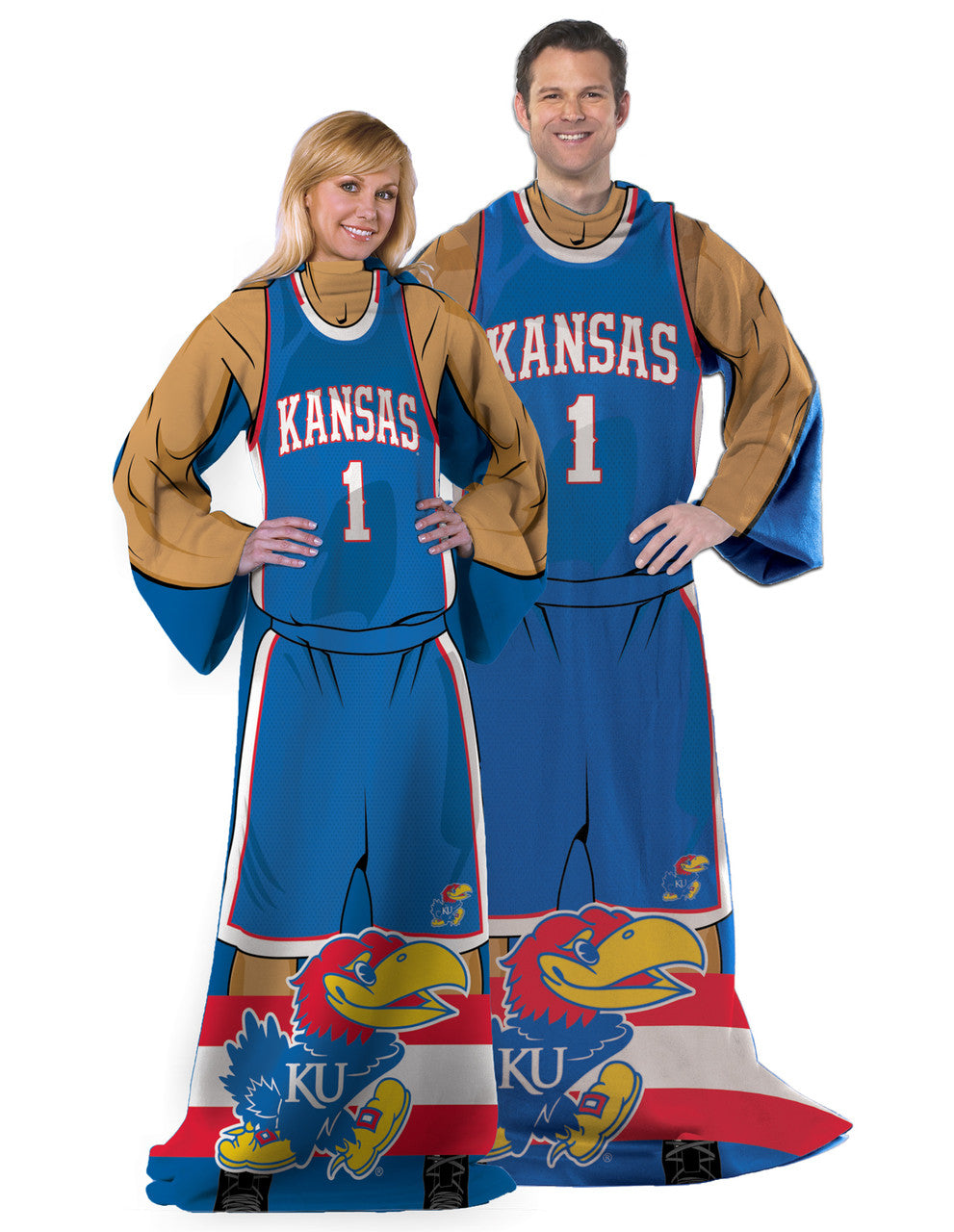Kansas Jayhawks Blanket 48x71 Comfy Throw Player Design - Sports Collectibles, Sports Memorabilia, Sports Fan Shop, Sports Gifts