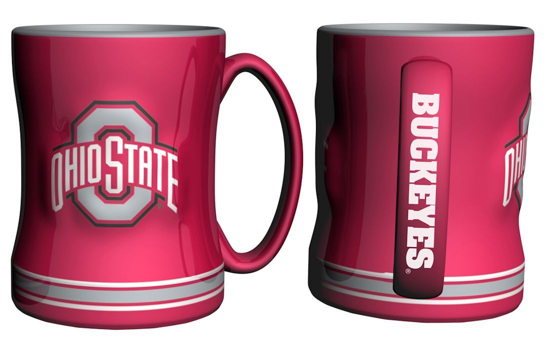 Ohio State Buckeyes Logo Relief Coffee Mug - Sports Collectibles, Sports Memorabilia, Sports Fan Shop, Sports Gifts