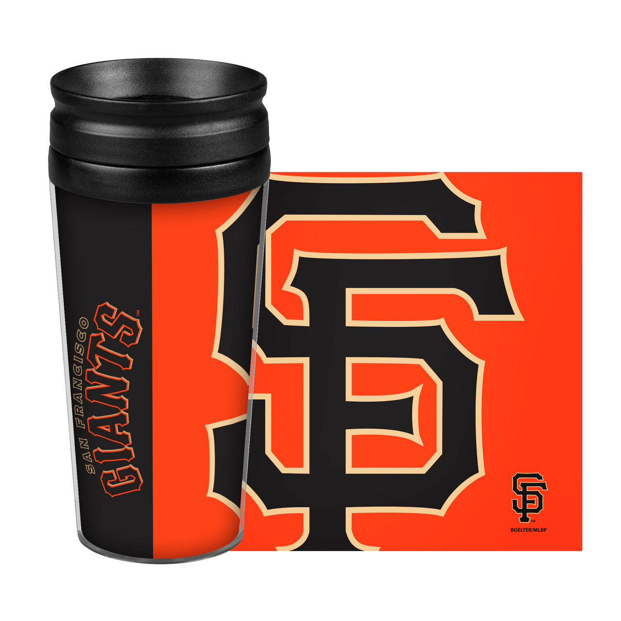 San Francisco Giants Travel Mug 14oz Full Wrap Style Hype Design - Special Order - Sports Collectibles, Sports Memorabilia, Sports Fan Shop, Sports Gifts