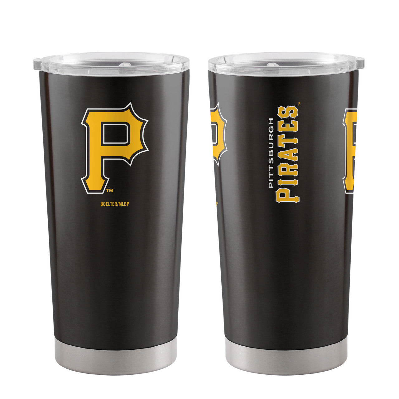 Pittsburgh Pirates Travel Tumbler 20oz Ultra Black - Special Order - Sports Collectibles, Sports Memorabilia, Sports Fan Shop, Sports Gifts