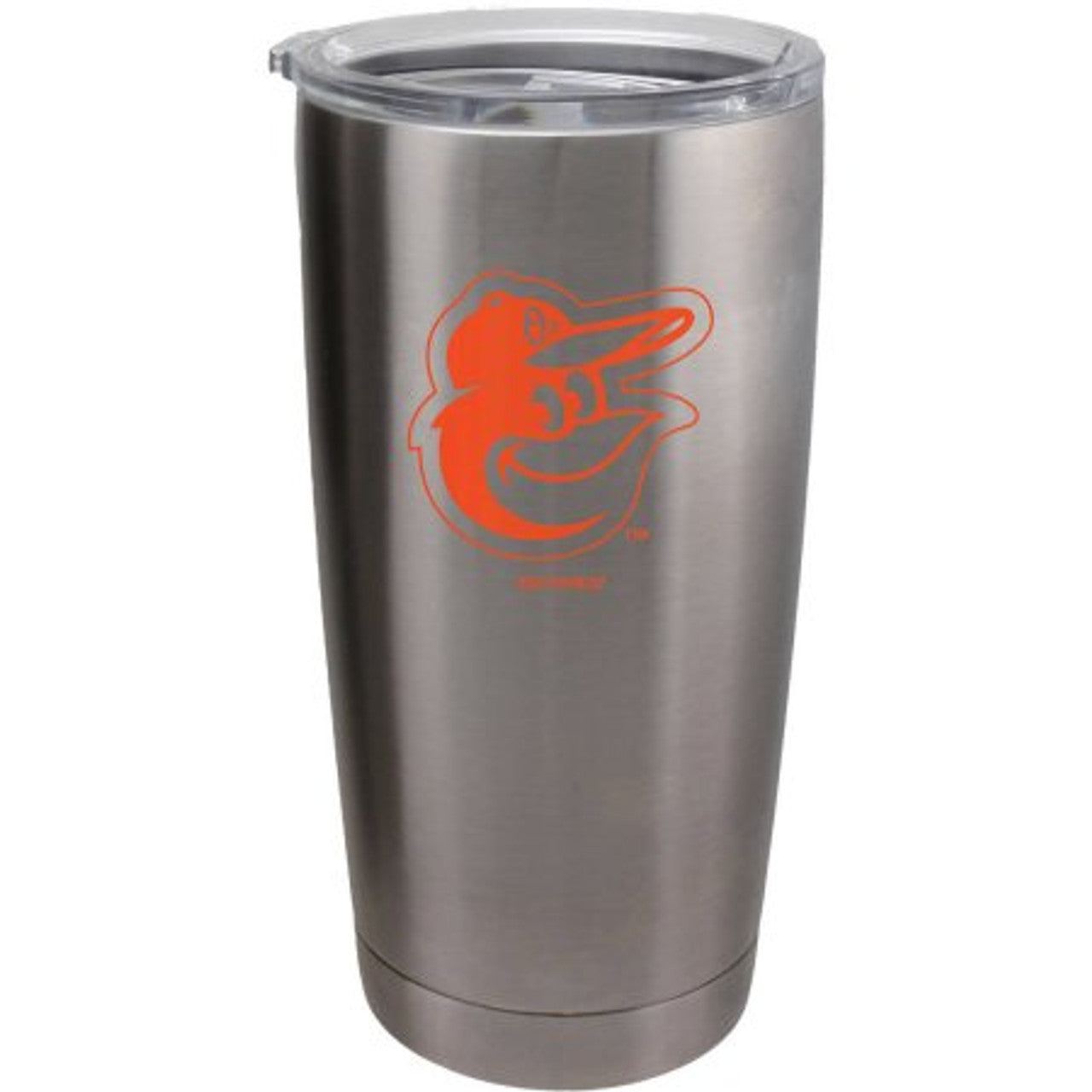 Baltimore Orioles Travel Tumbler 20oz Ultra Silver - Sports Collectibles, Sports Memorabilia, Sports Fan Shop, Sports Gifts