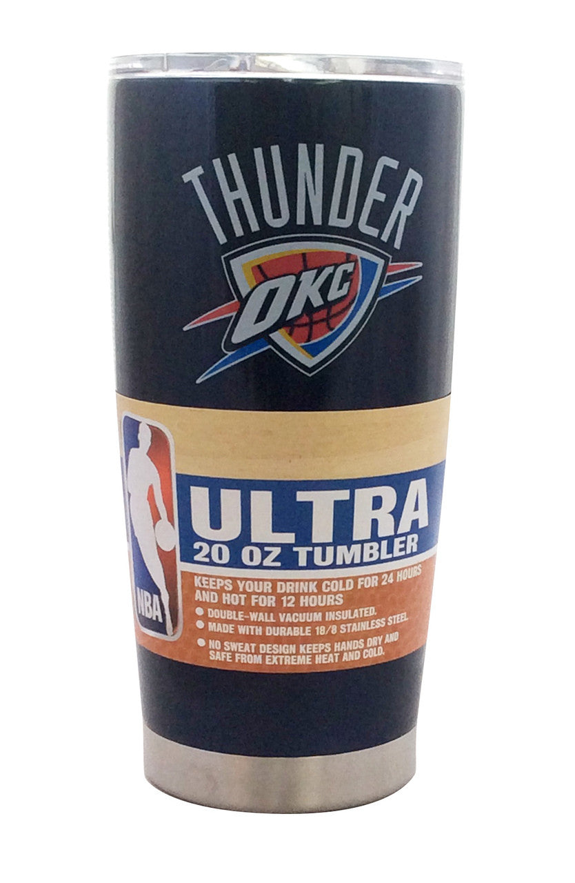 Oklahoma City Thunder Travel Tumbler 20oz Ultra Blue CO - Sports Collectibles, Sports Memorabilia, Sports Fan Shop, Sports Gifts