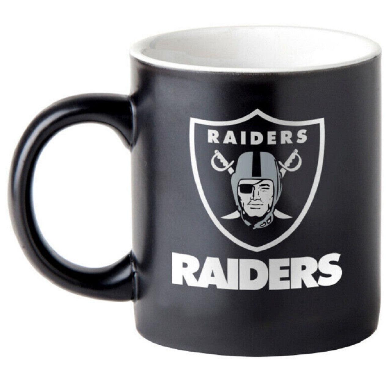 Las Vegas Raiders Coffee Mug 14oz Matte Black - Sports Collectibles, Sports Memorabilia, Sports Fan Shop, Sports Gifts