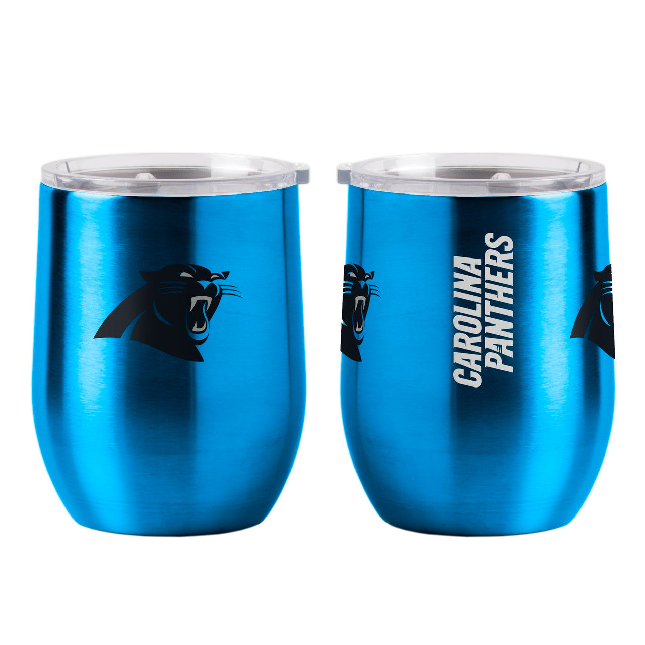 Carolina Panthers Travel Tumbler 16oz Ultra Curved Beverage - Sports Collectibles, Sports Memorabilia, Sports Fan Shop, Sports Gifts