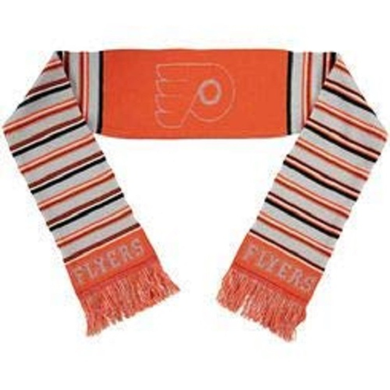 Philadelphia Flyers Glitter Stripe Scarf - Sports Collectibles, Sports Memorabilia, Sports Fan Shop, Sports Gifts
