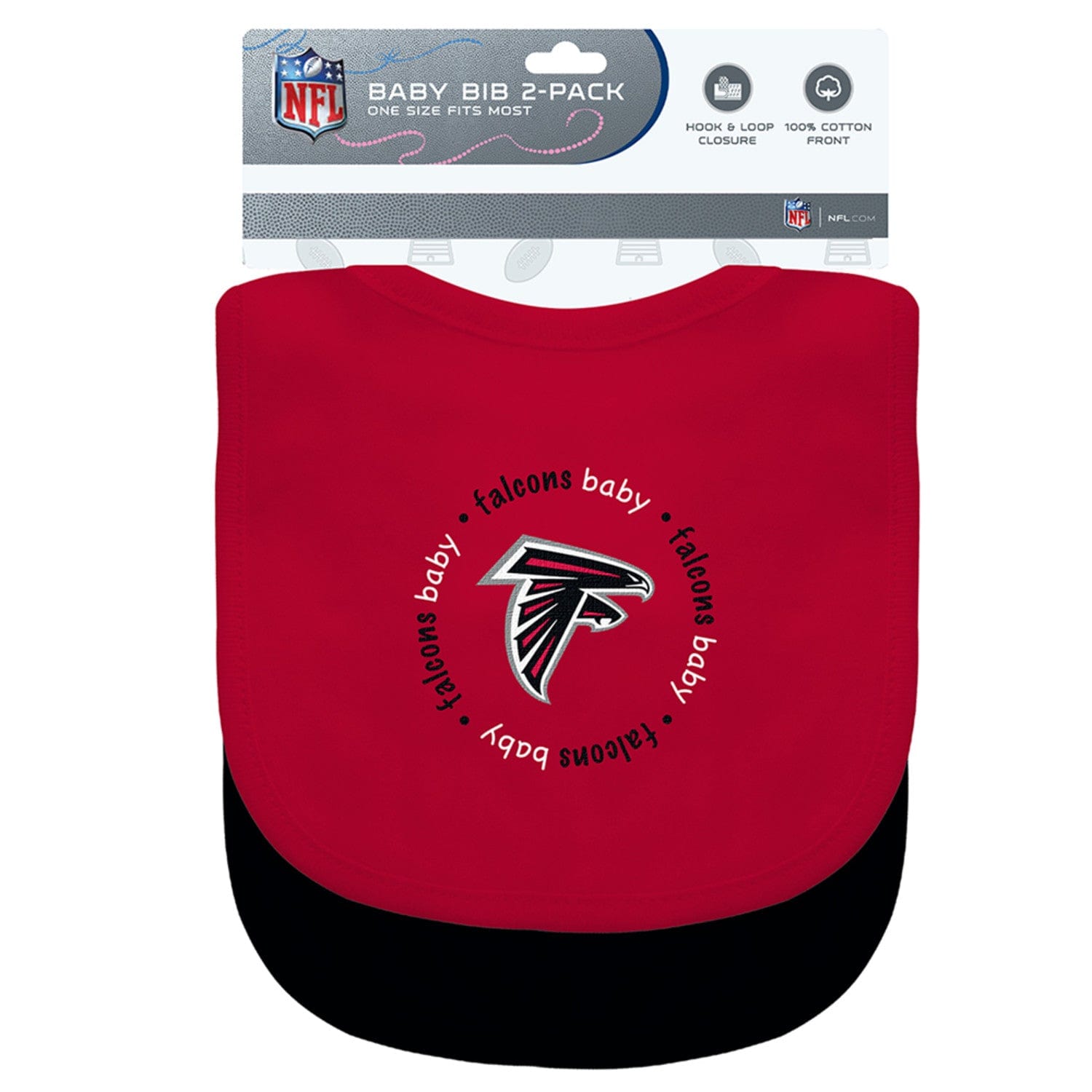 Atlanta Falcons Baby Bibs 2-Pack - Perfect for Little Fans!