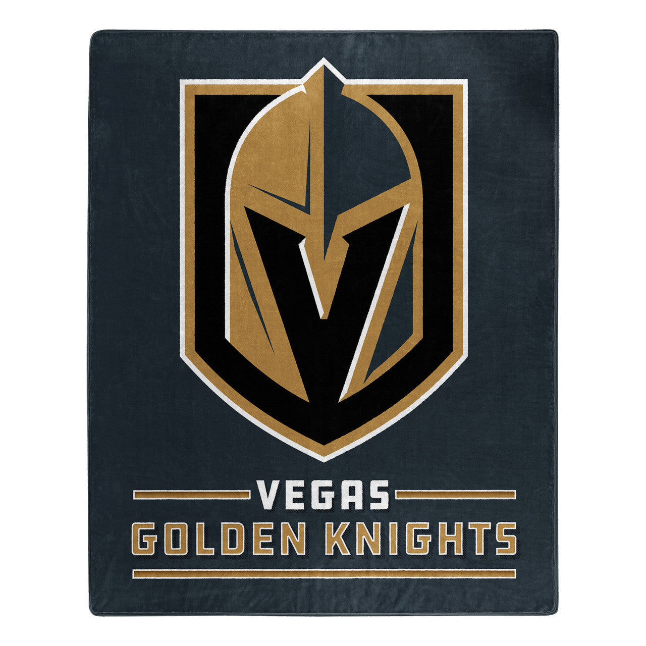 Vegas Golden Knights Blanket 50x60 Raschel Interference Design - Sports Collectibles, Sports Memorabilia, Sports Fan Shop, Sports Gifts