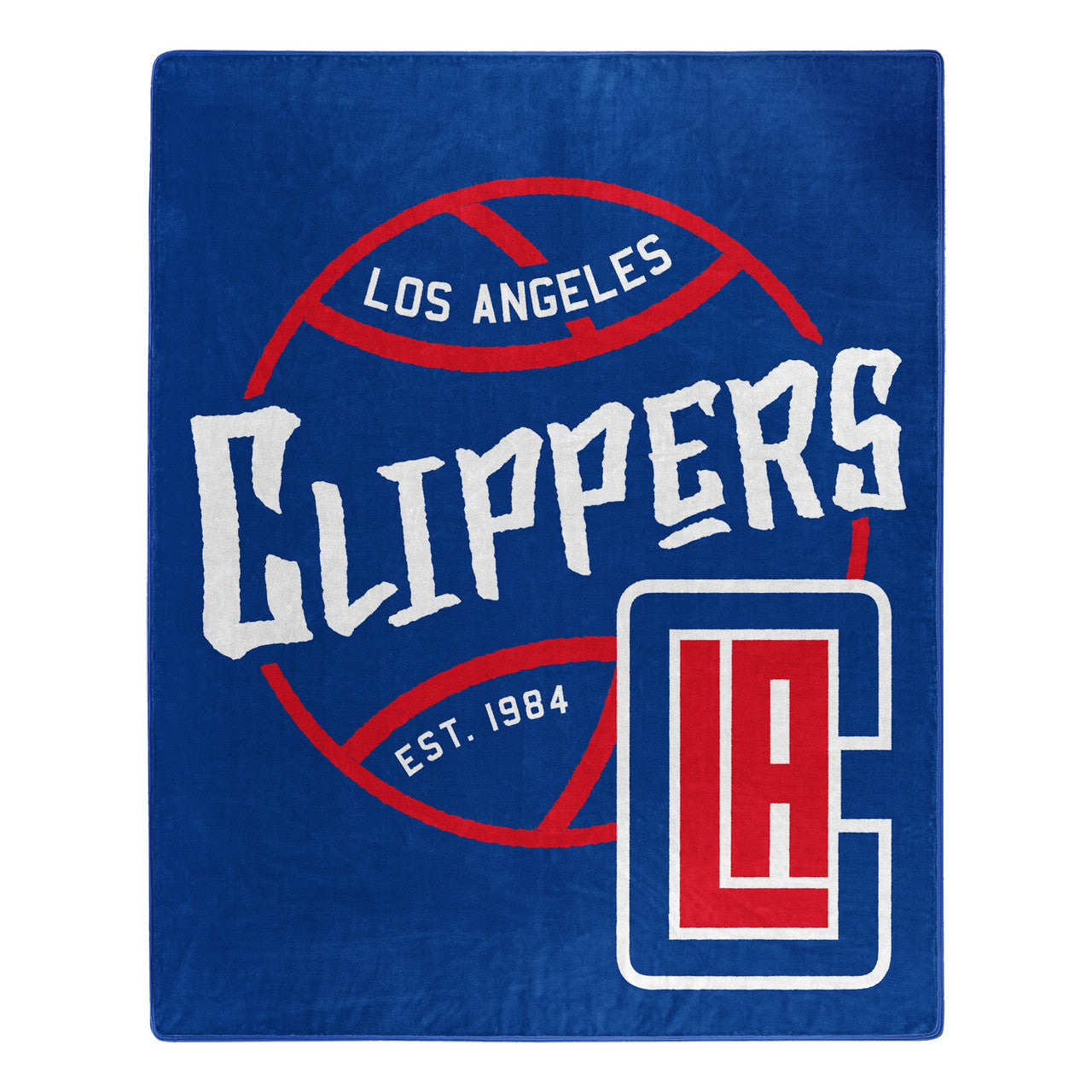 Los Angeles Clippers Blanket 50x60 Raschel Blacktop Design - Special Order - Sports Collectibles, Sports Memorabilia, Sports Fan Shop, Sports Gifts