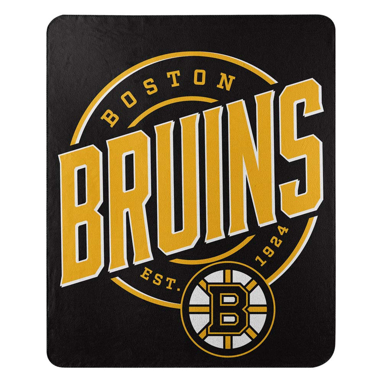 Boston Bruins Blanket 50x60 Fleece Campaign Design - Sports Collectibles, Sports Memorabilia, Sports Fan Shop, Sports Gifts