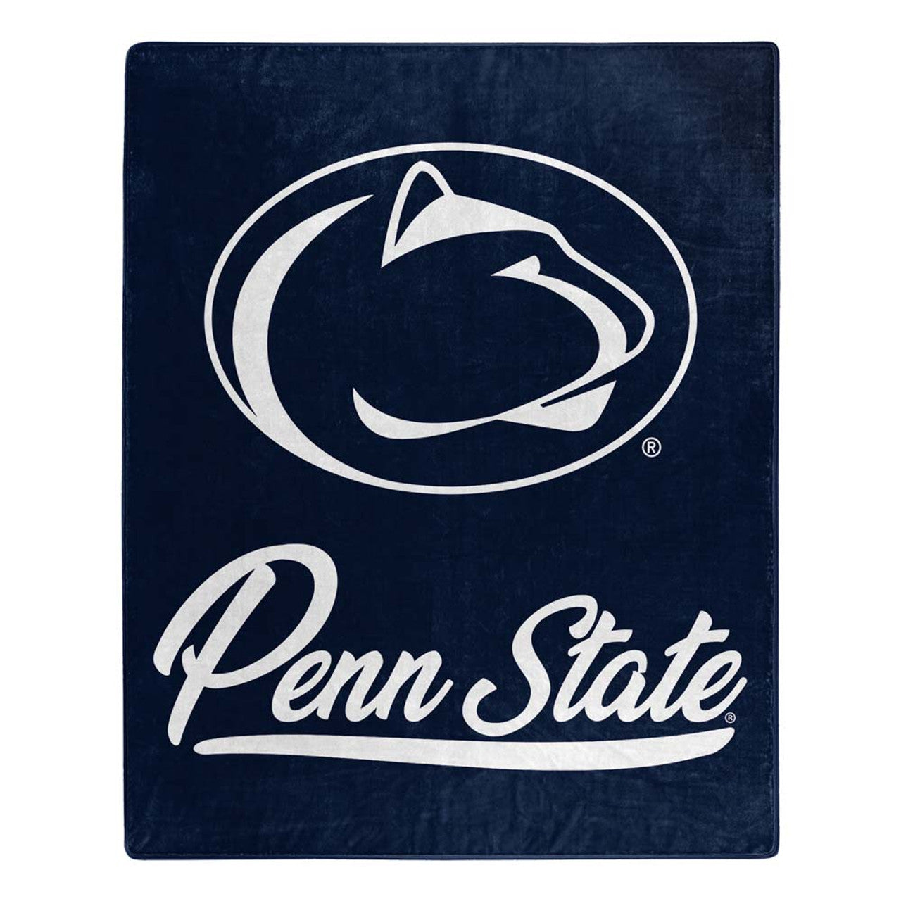 Penn State Nittany Lions Blanket 50x60 Raschel Signature Design - Sports Collectibles, Sports Memorabilia, Sports Fan Shop, Sports Gifts