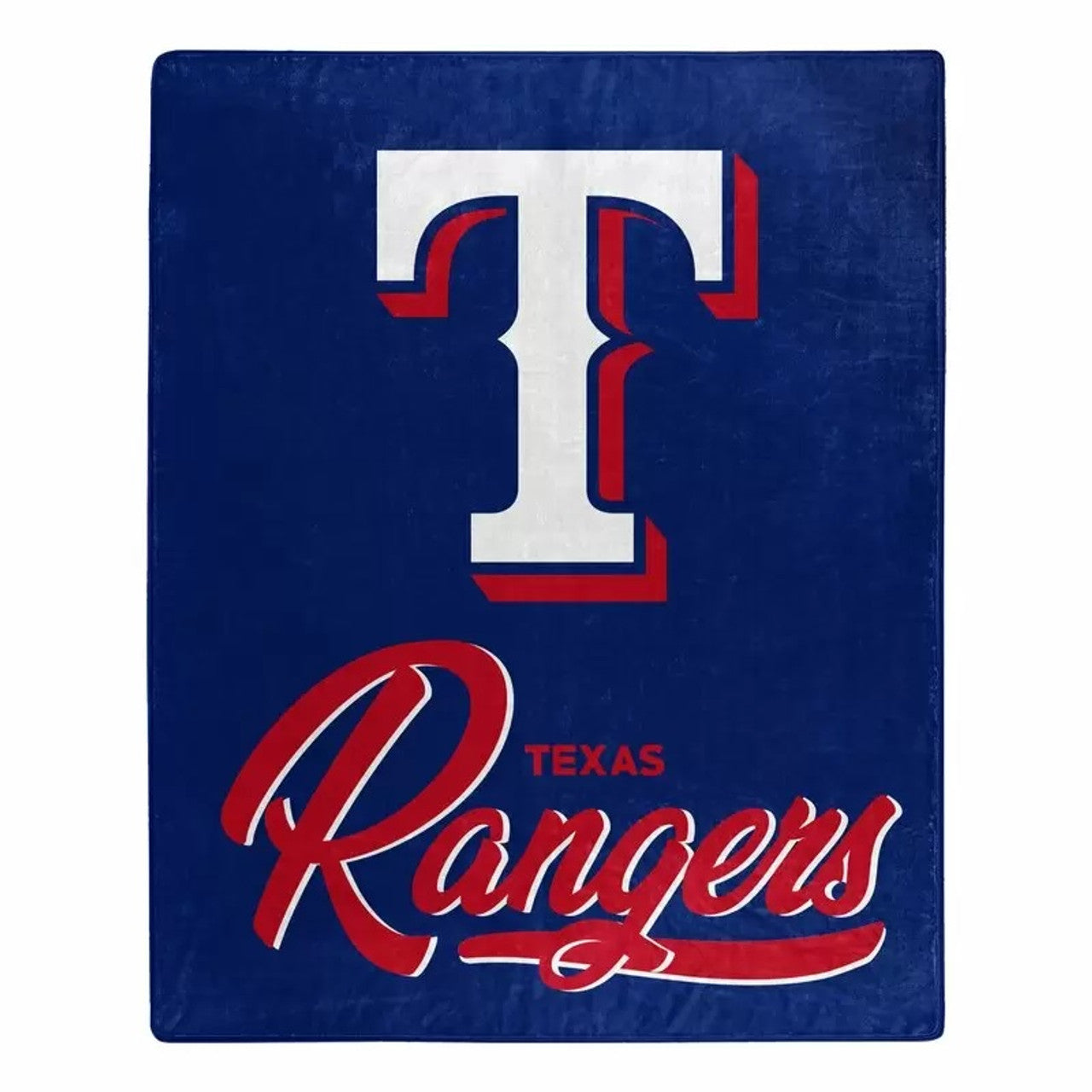 Texas Rangers Blanket 50x60 Raschel Signature Design - Sports Collectibles, Sports Memorabilia, Sports Fan Shop, Sports Gifts