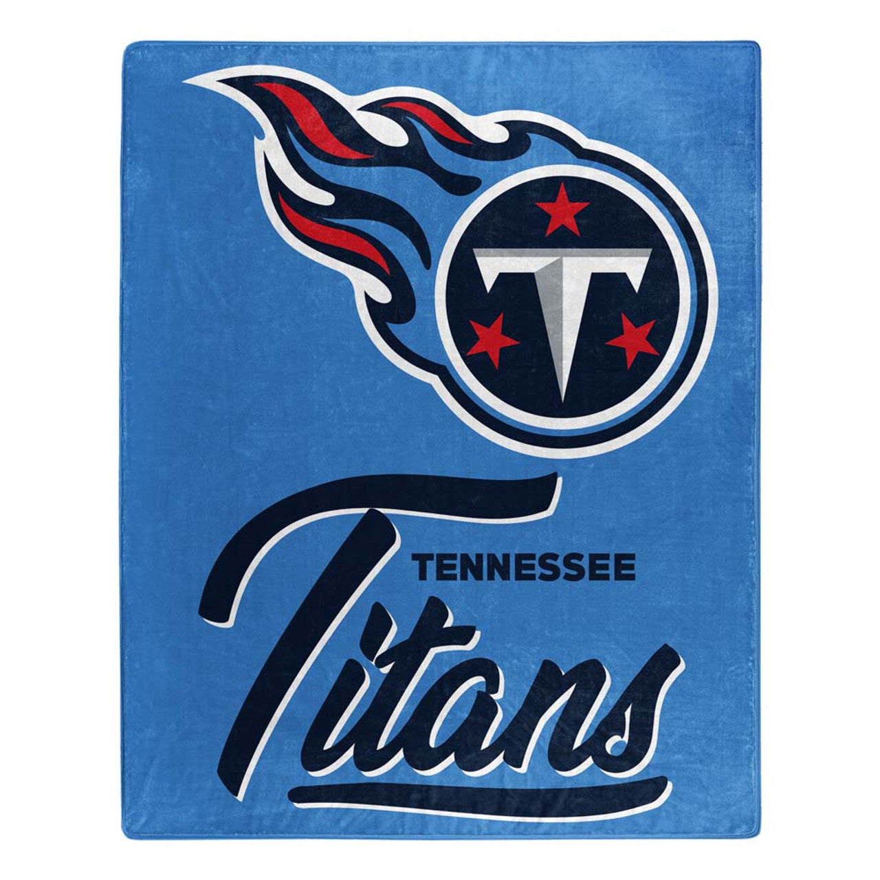 Tennessee Titans Blanket 50x60 Raschel Signature Design - Sports Collectibles, Sports Memorabilia, Sports Fan Shop, Sports Gifts