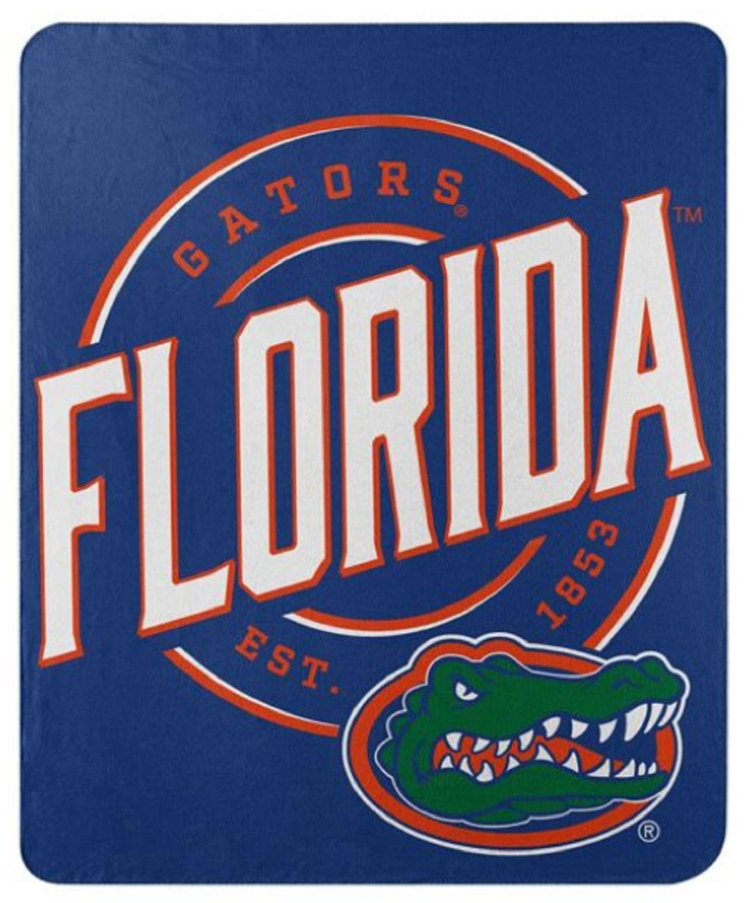 Florida Gators Blanket 50x60 Fleece Campaign Design - Sports Collectibles, Sports Memorabilia, Sports Fan Shop, Sports Gifts