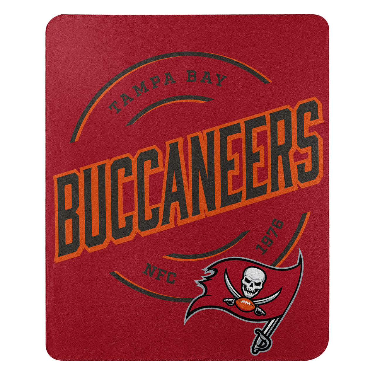 Tampa Bay Buccaneers Blanket 50x60 Fleece Campaign Design - Sports Collectibles, Sports Memorabilia, Sports Fan Shop, Sports Gifts