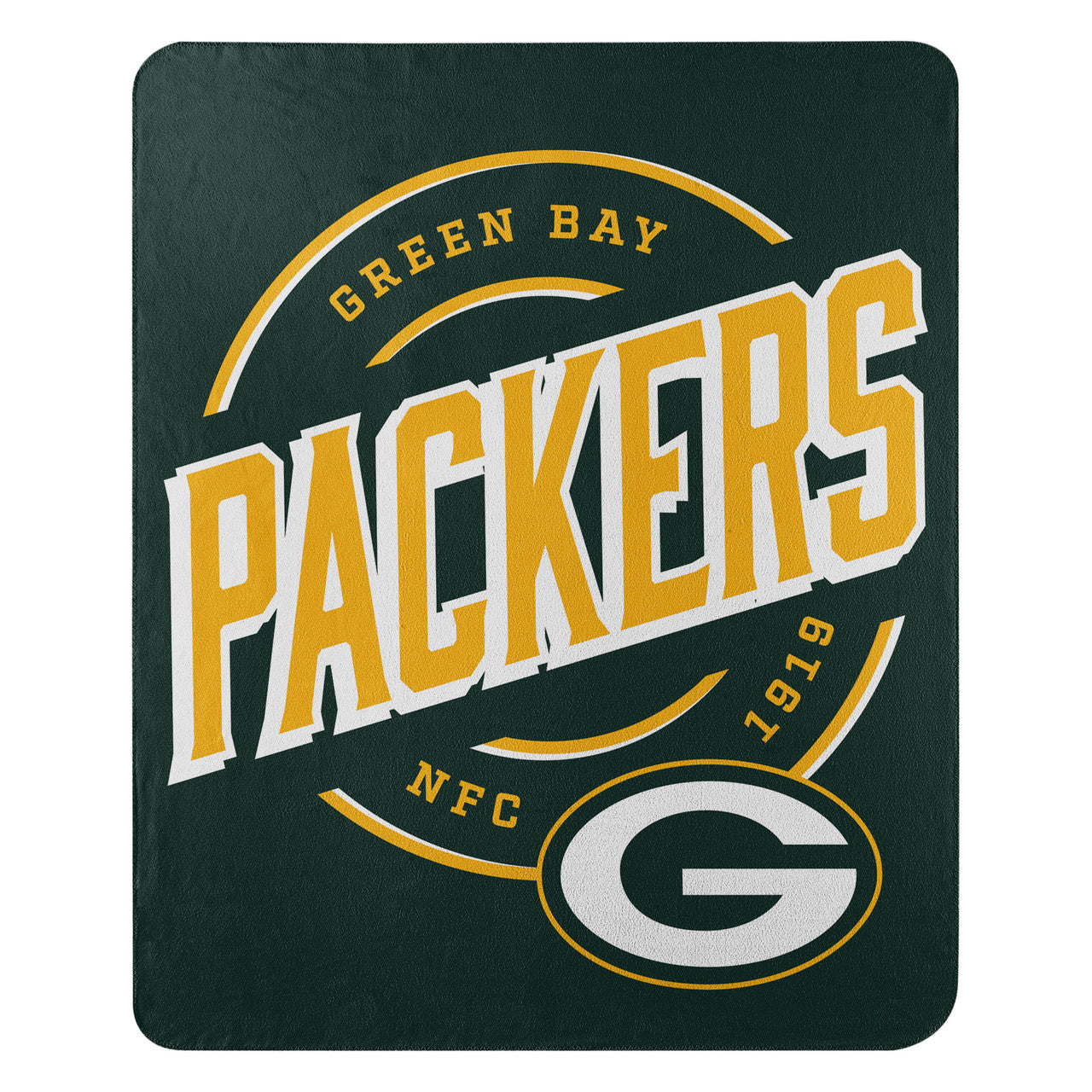 Green Bay Packers Blanket 50x60 Fleece Campaign Design - Sports Collectibles, Sports Memorabilia, Sports Fan Shop, Sports Gifts
