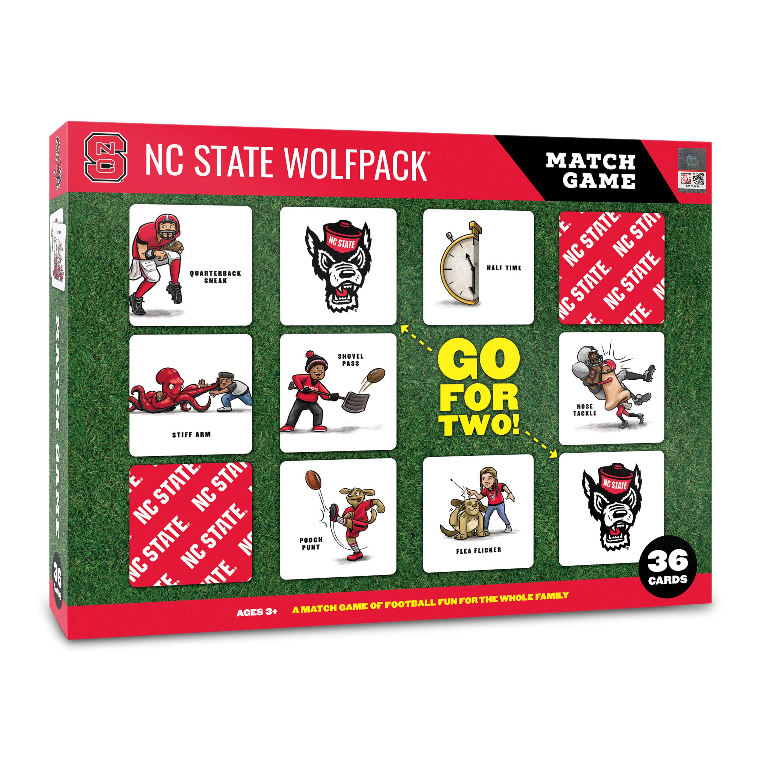 YouTheFan NCAA NC State Wolfpack Licensed Memory Match Game - Sports Collectibles, Sports Memorabilia, Sports Fan Shop, Sports Gifts