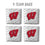 YouTheFan NCAA Wisconsin Badgers - Cornhole Bags - 4PK - White - Sports Collectibles, Sports Memorabilia, Sports Fan Shop, Sports Gifts