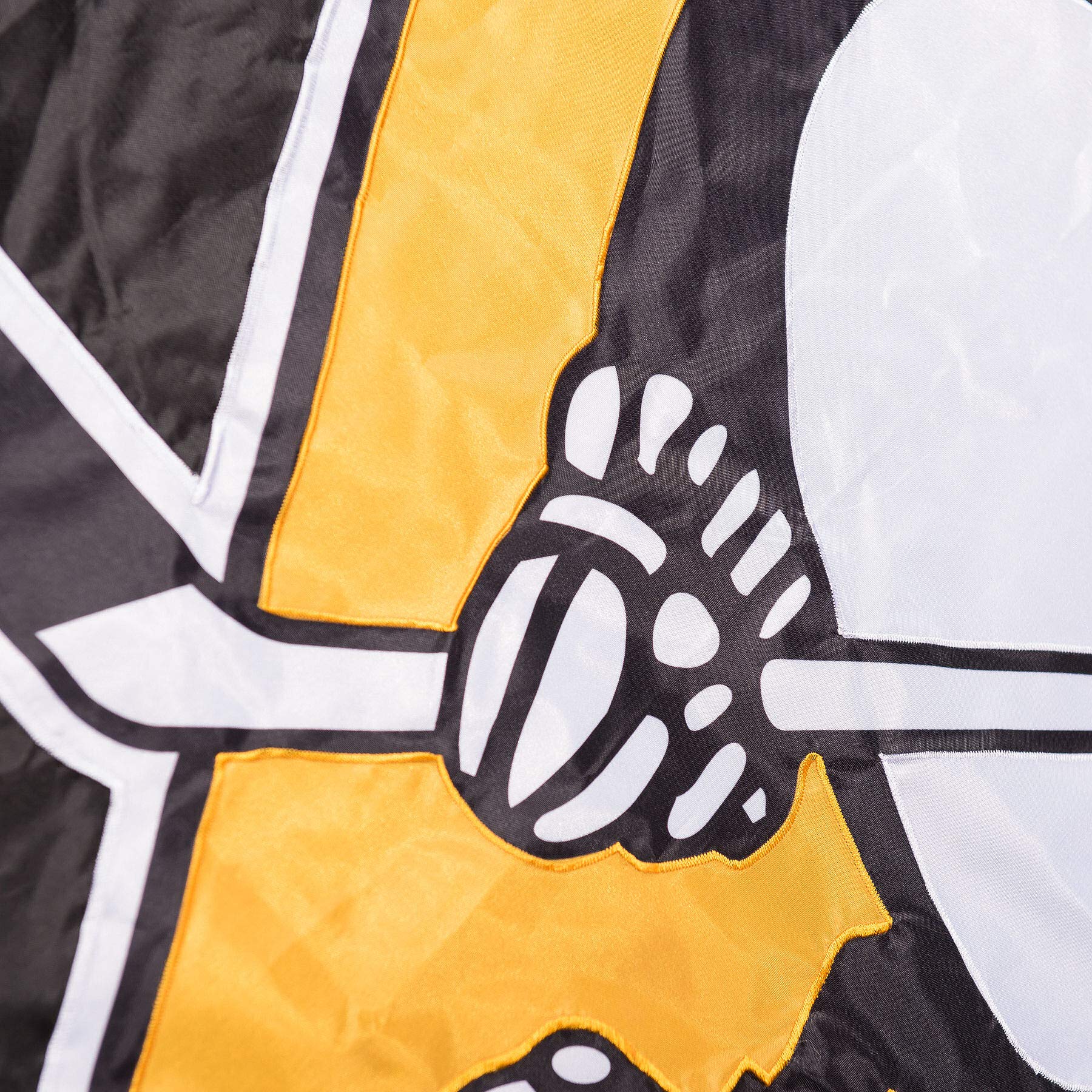 WinCraft Pittsburgh Penguins Applique and Embroidery Flag - Sports Collectibles, Sports Memorabilia, Sports Fan Shop, Sports Gifts
