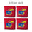 YouTheFan NCAA Kansas Jayhawks Cornhole Bags - 4PK - Red - Sports Collectibles, Sports Memorabilia, Sports Fan Shop, Sports Gifts