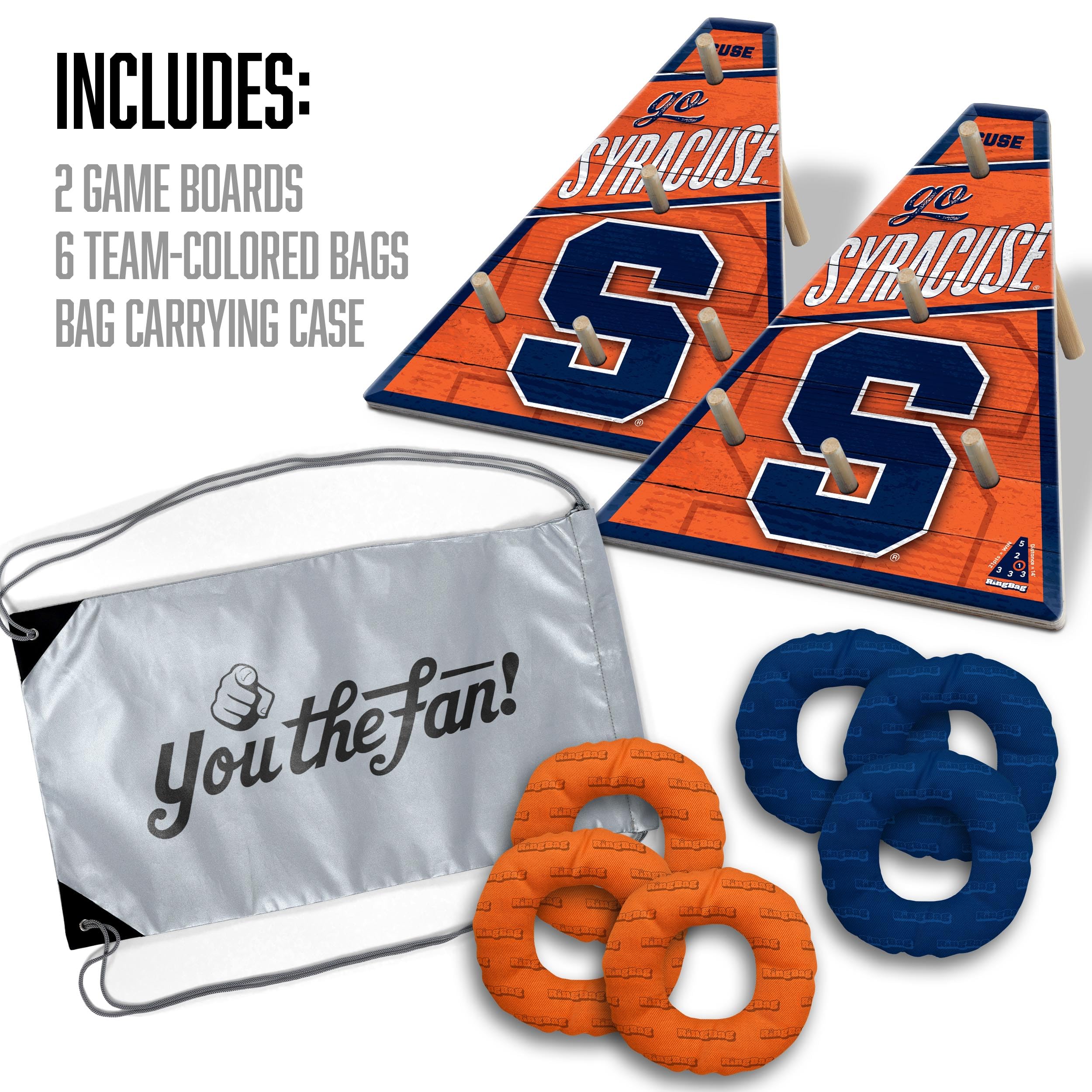 YouTheFan NCAA Syracuse Orange RingBag - Sports Collectibles, Sports Memorabilia, Sports Fan Shop, Sports Gifts