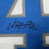 Framed Autographed/Signed Amon-Ra St. Brown 35x39 Detroit White Football Jersey Beckett BAS COA