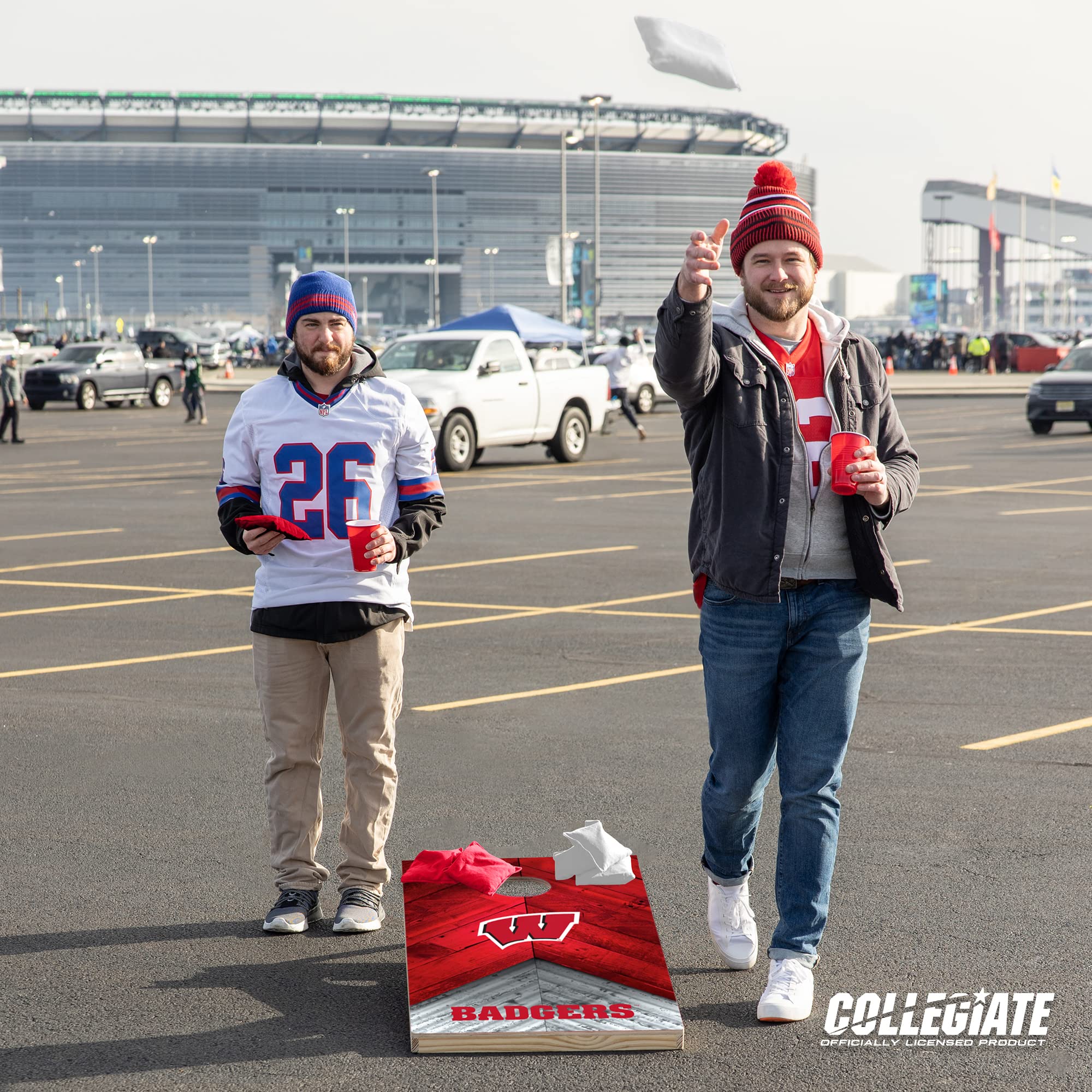 Wild Sports 2' x 4' Regulation Size College Set with Direct Print HD Team Graphics Great Gift for Any NCAA Fan! Bean Bag Toss Family Outdoor Game - Sports Collectibles, Sports Memorabilia, Sports Fan Shop, Sports Gifts