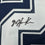 Framed Autographed/Signed Malik Hooker 35x39 Dallas Blue Football Jersey Beckett BAS COA